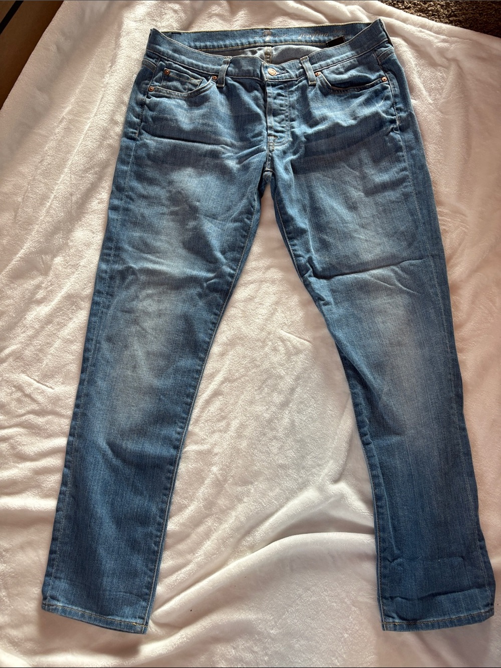 7 Seven for all Mankind Josefina Skinny Boyfriend jeans 28